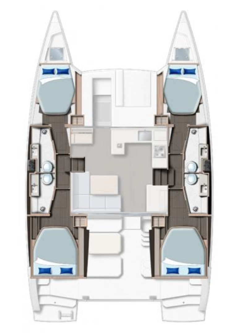 Alquiler de barcos Procida barato de Leopard 42 - 4 cab.