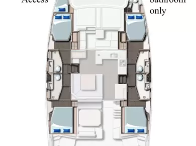 Alquiler de Catamarán, con o sin patrón Leopard Catamarans / Robertson & Caine Cannigione