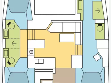 Alquiler Catamarán Fountaine Pajot con o sin  título de navegación