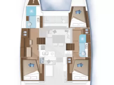 Alquiler Catamarán Lagoon con o sin  título de navegación