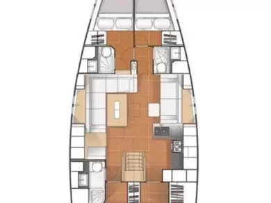 Alquiler de barcos Split barato de Hanse 545