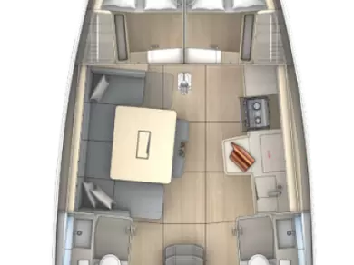 Alquiler de embarcaciones Dufour Dufour 41 enTribunj en Samboat