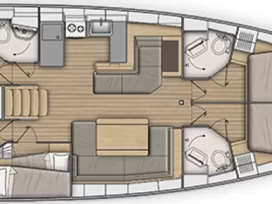 Alquiler Lefkáda - Bénéteau Oceanis 51.1 en SamBoat