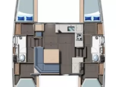 Alquiler de Leopard Catamarans / Robertson & Caine Leopard 40 en Furnari