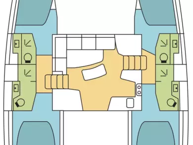 Alquiler de barcos Lefkáda barato de Lagoon 42