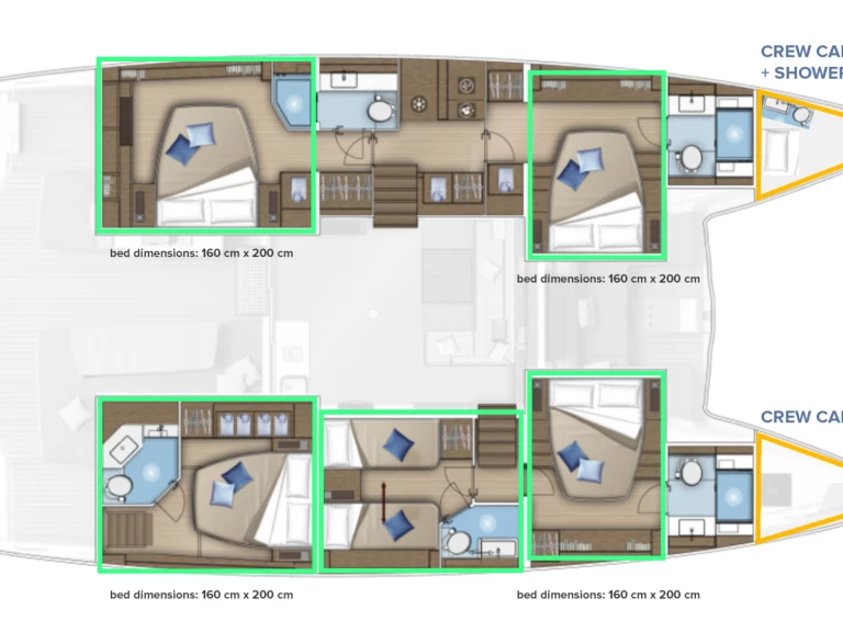 Alquiler Kaštela - Lagoon Lagoon 55 en SamBoat