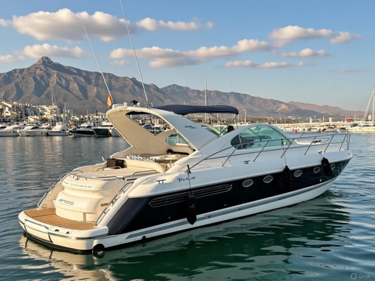 Alquiler de Yate de lujo, con o sin patrón Fairline Marbella