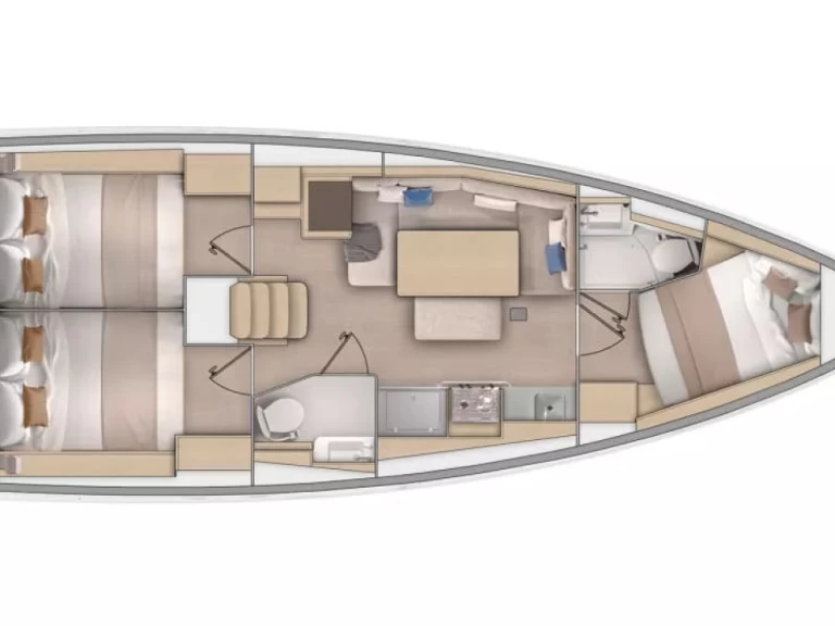 Alquiler de Velero, con o sin patrón Bénéteau Skradin