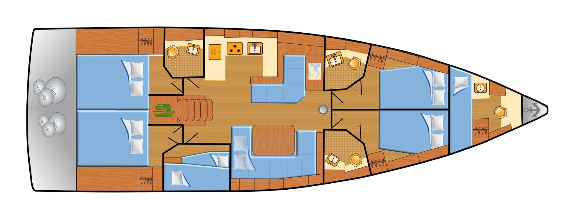 Alquiler de barcos Palma de Mallorca barato de Oceanis 51.1