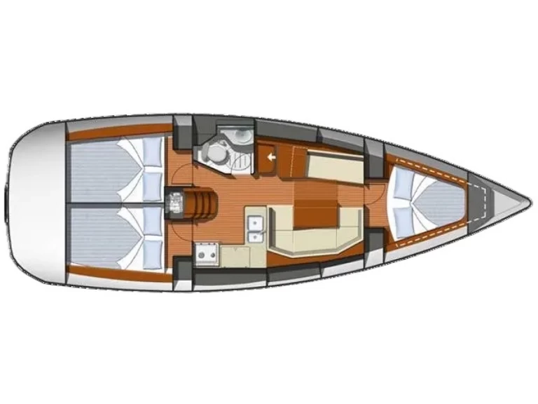 Alquiler de embarcaciones Jeanneau Sun Odyssey 36 enNikiána en Samboat