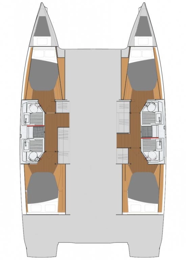 Alquiler Catamarán Fountaine Pajot con o sin  título de navegación