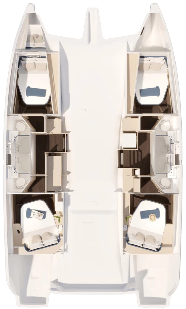 Fountaine Pajot Fountaine Pajot FP 44 Quatuor - 4 cab. de alquiler a Trogir