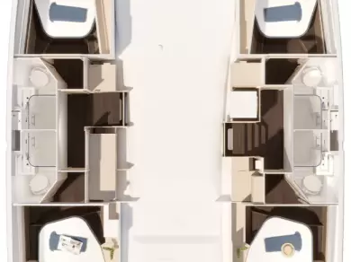 Fountaine Pajot Fountaine Pajot FP 44 Quatuor - 4 cab. de alquiler a Trogir