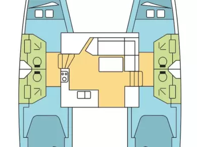 Alquiler de Fountaine Pajot Isla 40 en Trogir