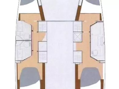 Alquiler de embarcaciones Fountaine Pajot Lucia 40 enGouviá en Samboat