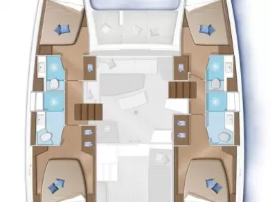 Alquiler Catamarán Lagoon con o sin  título de navegación