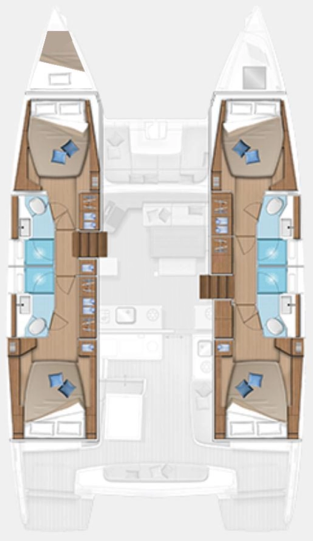 Alquiler de Lagoon Lagoon 46 en Deme of Volos