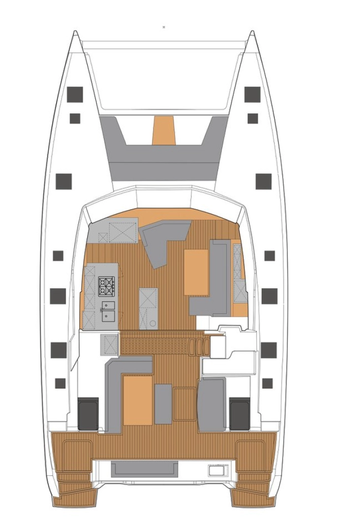 Alquiler de Fountaine Pajot Aura 51 en Sant Antoni de Portmany