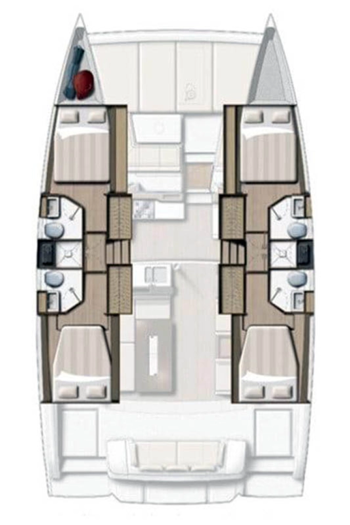 Alquiler de Catamarán, con o sin patrón Bali Marsh Harbour