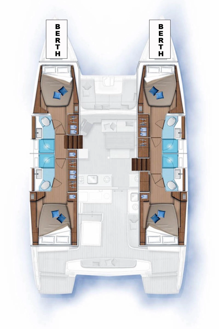 Alquiler de embarcaciones Lagoon Lagoon 46 enEden Island en Samboat
