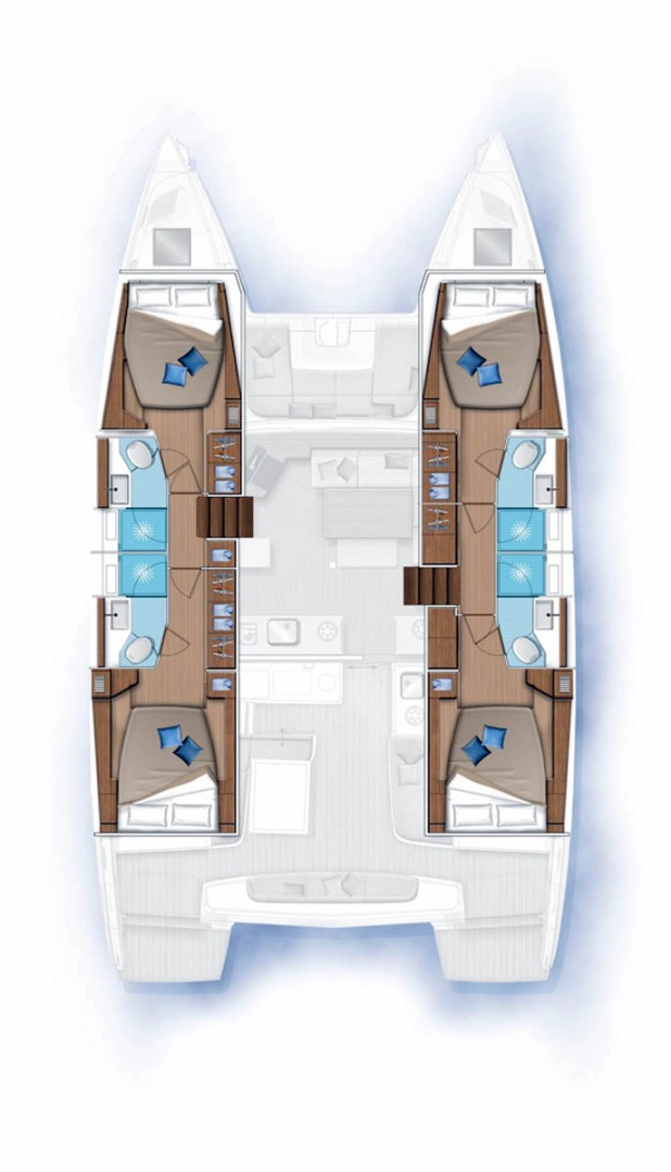 Alquiler de embarcaciones Lagoon Lagoon 46 enMarsh Harbour en Samboat