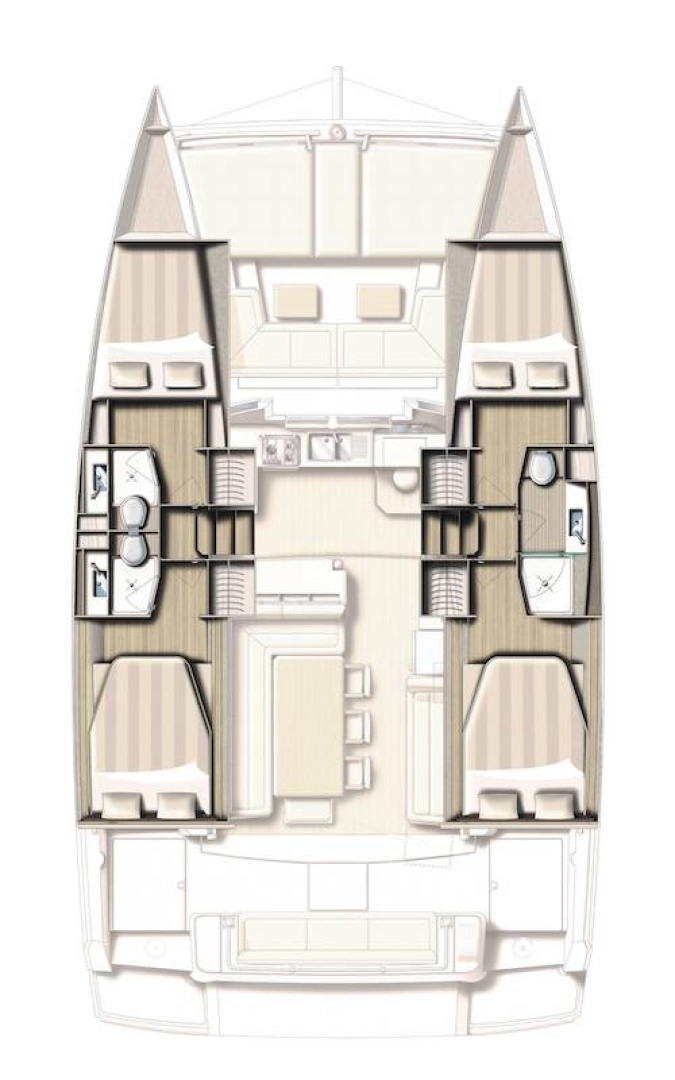Alquiler de Catamarán, con o sin patrón Bali Pula