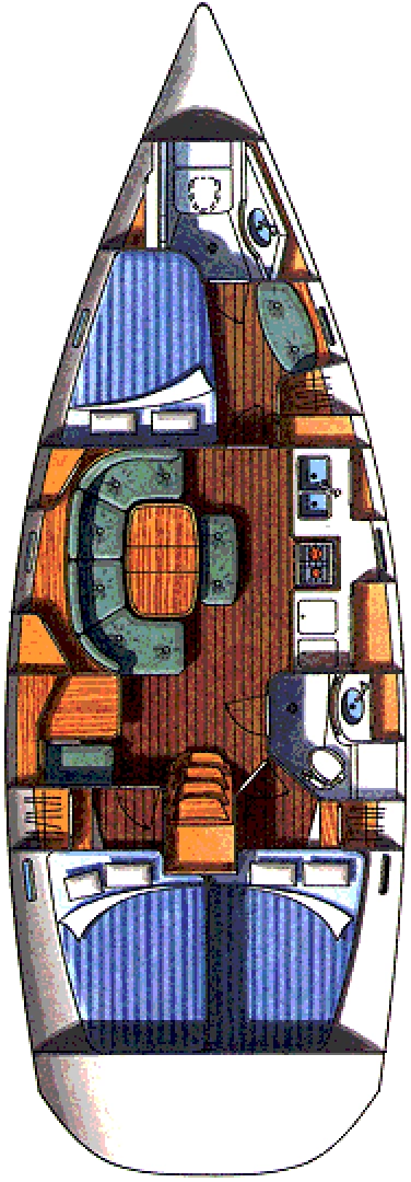 Alquiler de barcos Cos barato de Oceanis 393 Clipper