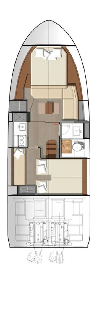 Alquiler Yate de lujo Jeanneau con o sin  título de navegación