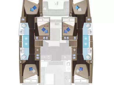 Alquiler Catamarán en Lávrio - Lagoon Lagoon 51