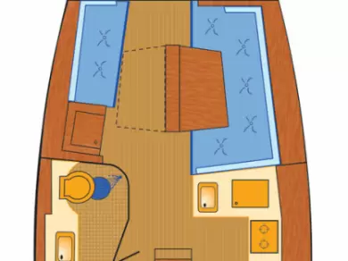 Alquiler Velero Hanse con o sin  título de navegación