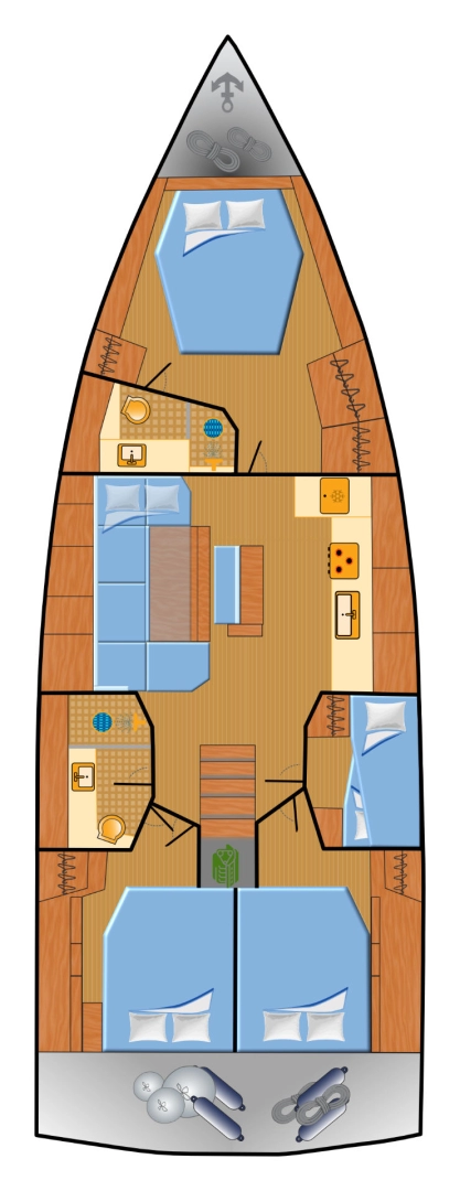 Alquiler de barcos Pula barato de Hanse 460