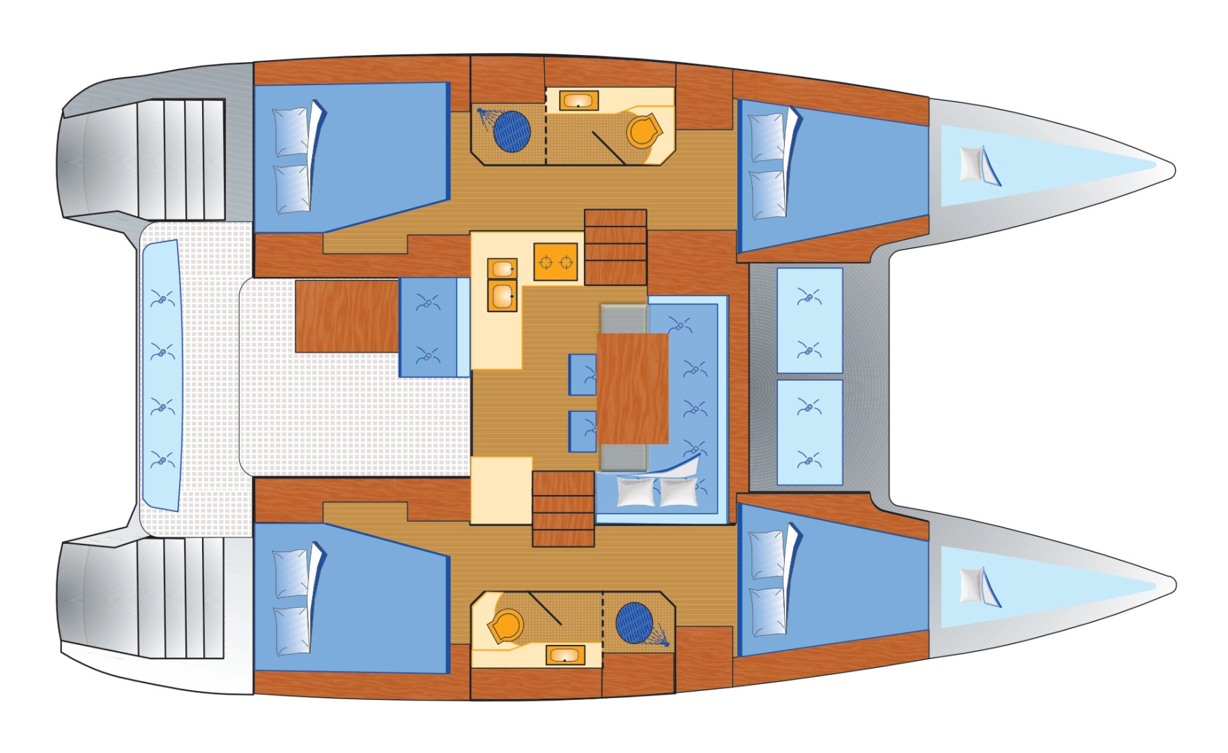 Alquiler de Catamarán, con o sin patrón Lagoon Punat