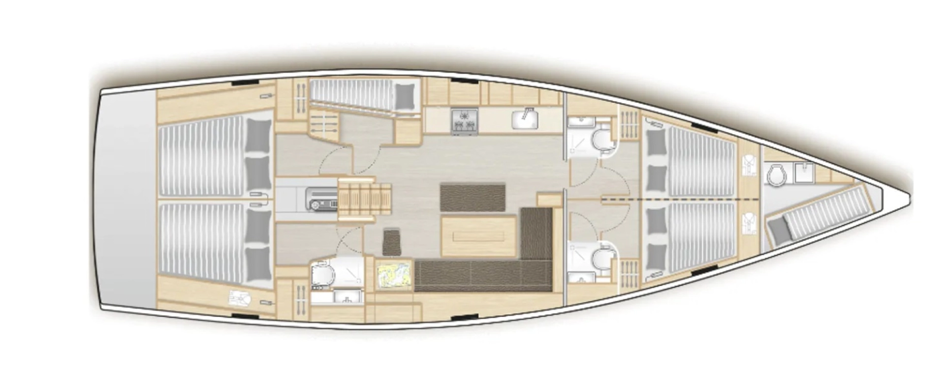 Alquiler Velero en Lefkáda - Hanse Hanse 508