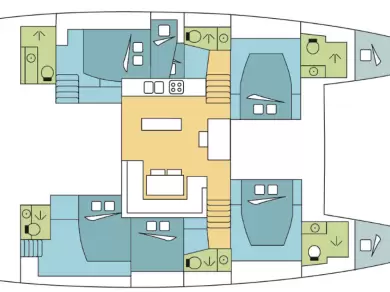 Alquiler de Catamarán, con o sin patrón Lagoon Lefkáda