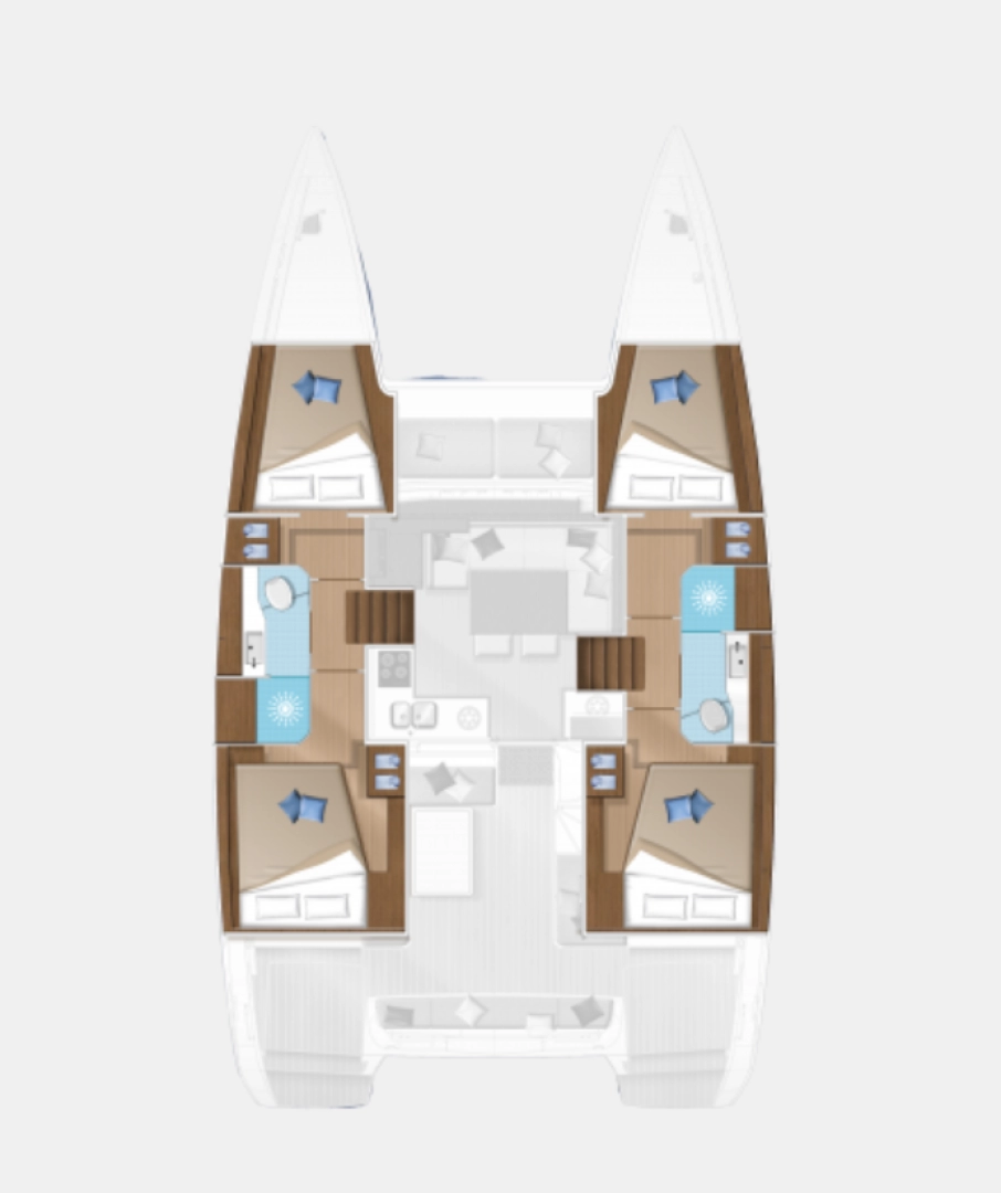 Alquiler de barcos Novi Vinodolski barato de Lagoon 40