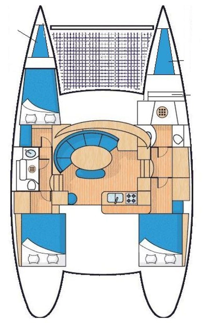 Alquiler Catamarán Lagoon con o sin  título de navegación