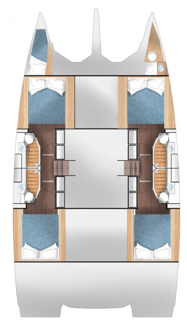 Alquiler Catamarán en Primošten - Cervetti Yachts Cervetti 44 - 4 + 1 cab.