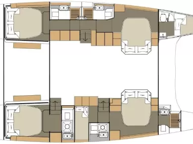 Alquiler de embarcaciones Dufour Dufour Catamarans 48 Sail enPrimošten en Samboat