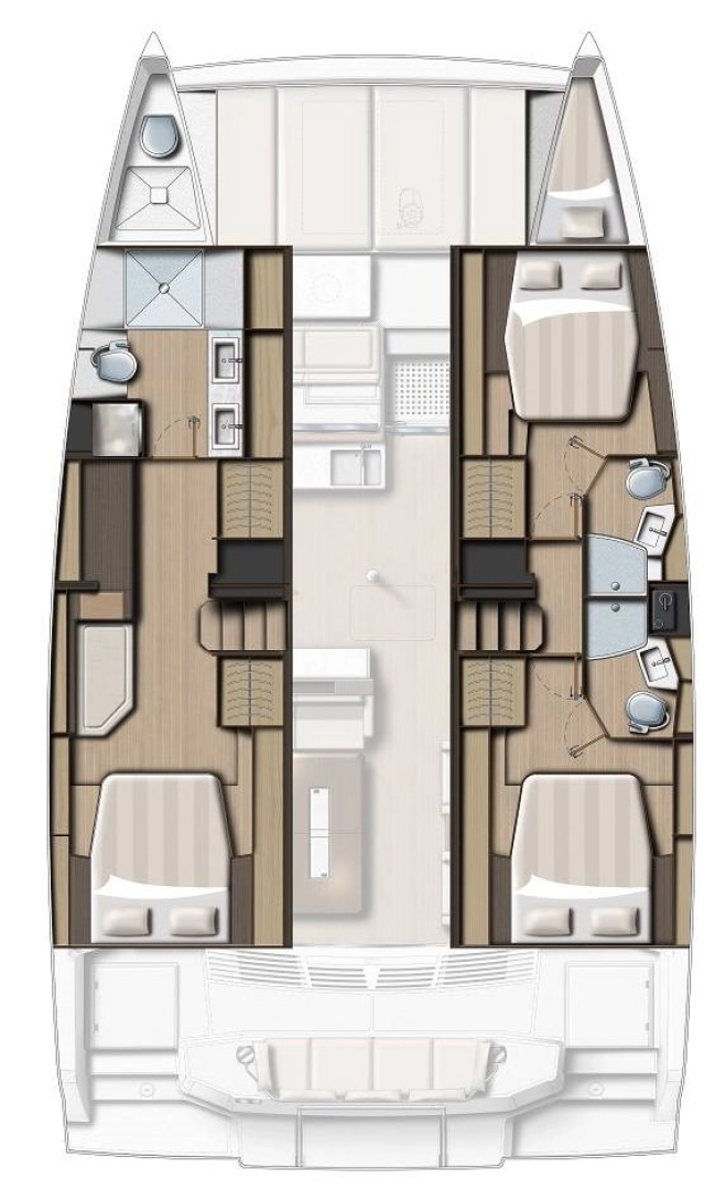 Alquiler Catamarán en Rogoznica - Bali Bali 4.4