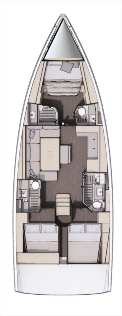Alquiler de barcos Biograd na Moru barato de Dufour 470