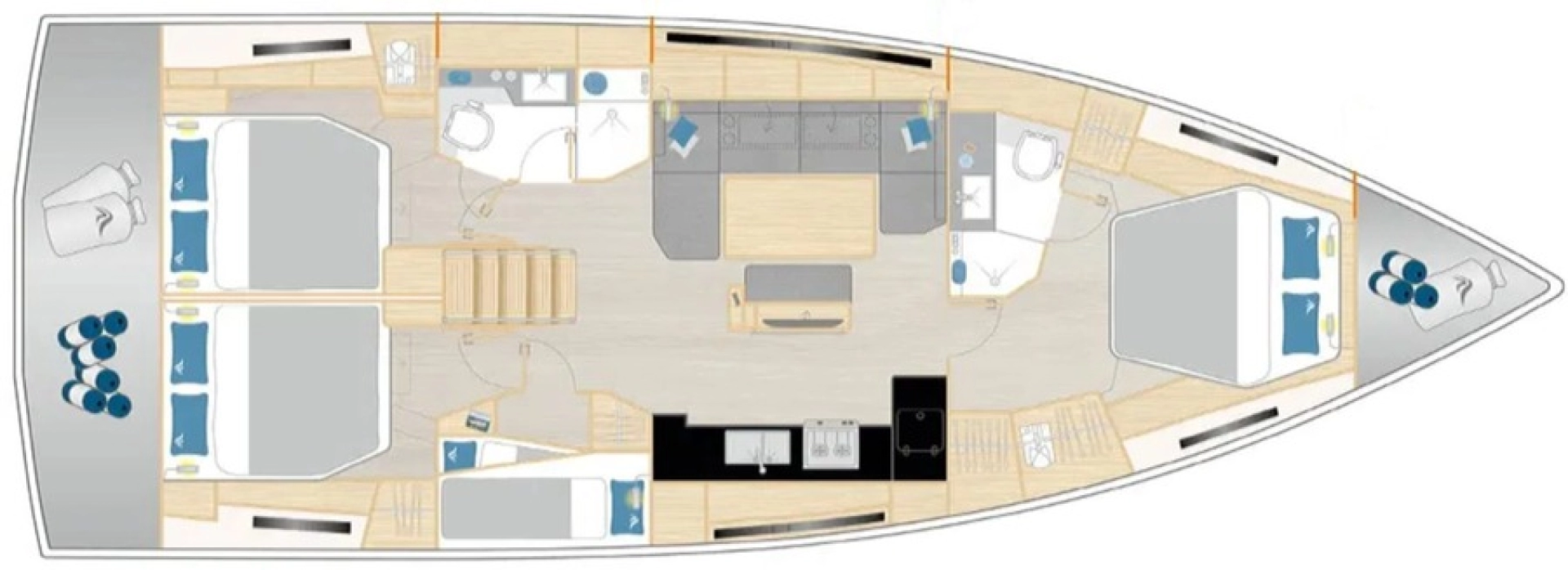 Hanse Hanse 460 de alquiler a Pomer