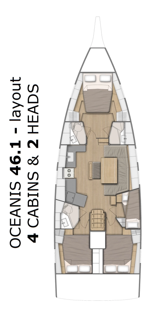 Alquiler de barcos Pomer barato de Oceanis 46.1