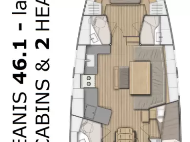 Alquiler de barcos Pomer barato de Oceanis 46.1