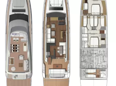 Alquiler Yate de lujo Prestige Yachts con o sin  título de navegación