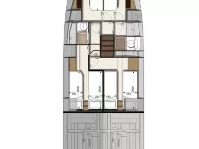 Jeanneau Prestige 460 Fly - 3 + 1 cab. de alquiler a Komolac