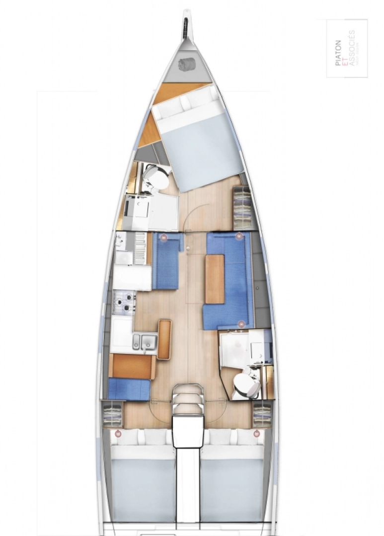 Alquiler de Jeanneau Sun Odyssey 410 en Komolac