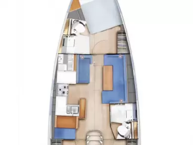 Alquiler de Jeanneau Sun Odyssey 410 en Komolac