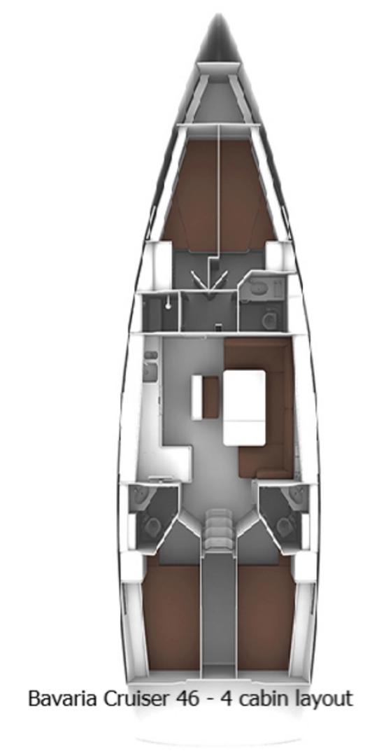 Bavaria Cruiser 46 de alquiler a Split