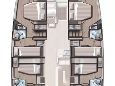 Alquiler Catamarán en Biograd na Moru - Bali Bali 4.8