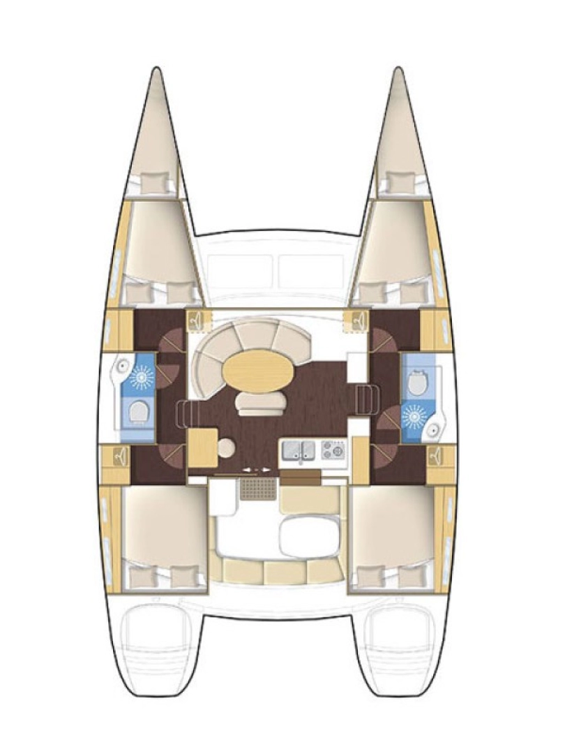 Catamarán para alquilar Komolac al mejor precio